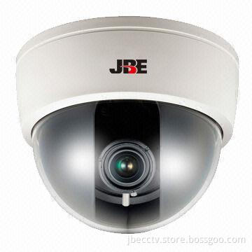 Dome Camera with 1/3-inch Sony CCD Image Sensor and Automatic Tracking White Balance